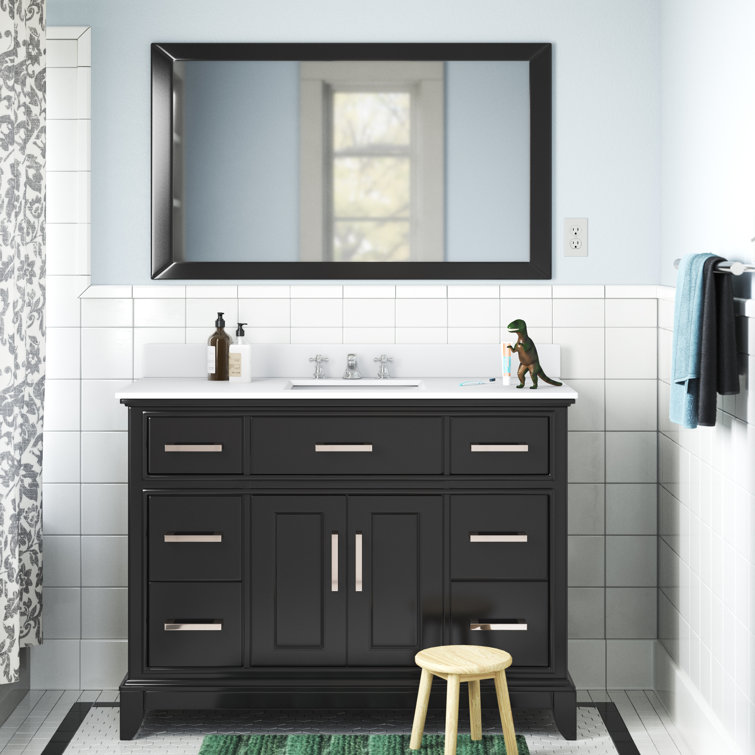 Red Barrel Studio® Valor 48'' Single Bathroom Vanity with Engineered